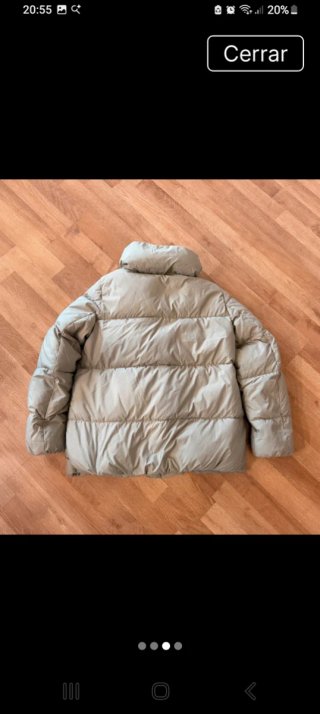 Chaqueta plumífero Massimo Dutti beige