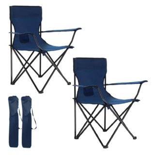 Pack 2 Sillas Plegables Camping Nuevas