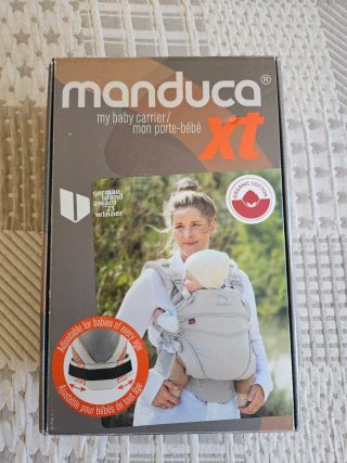 Mochila Portabebés Manduca XT Algodón Azul