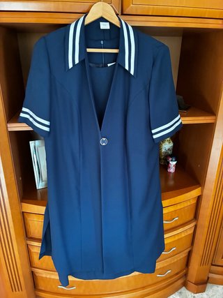 Vestido de ceremonia azul