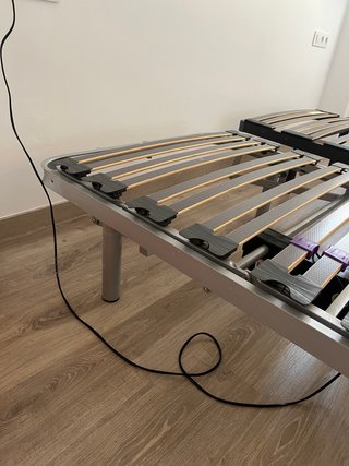 Somier articulado eléctrico 90x190 con patas