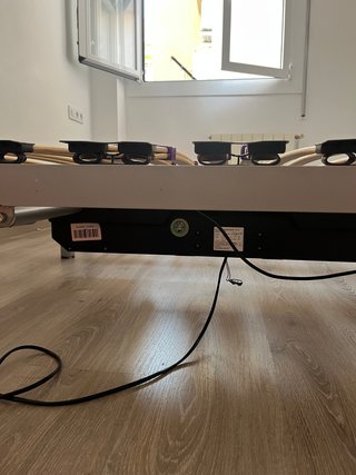 Somier articulado eléctrico 90x190 con patas