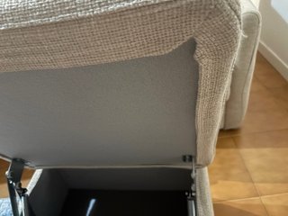 Poltronesofà poltrona letto + pouf beige