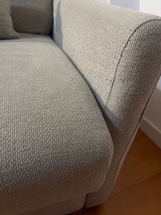 Poltronesofà poltrona letto + pouf beige