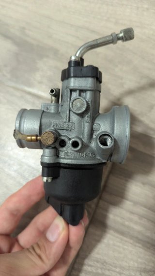 Carburador Dellorto PHVB 22 Starter Eléctrico