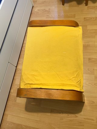 Reposapiés Ikea Madera Amarillo