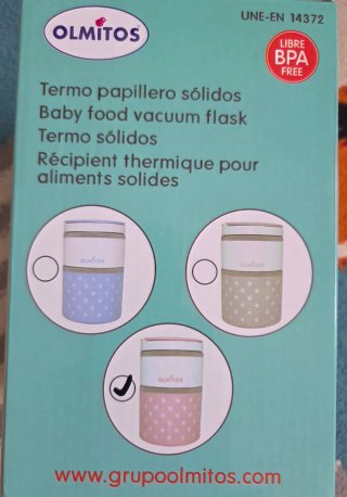 Termo Comida Infantil OLMITOS Estrellas Rosa