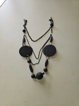 Colgante de moda negro