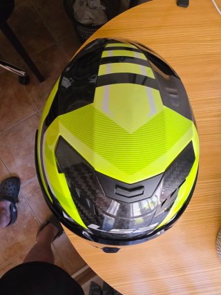 Casco LS2 Dragon Carbon Talla M – fibra de carbono