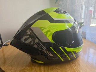 Casco LS2 Dragon Carbon Talla M – fibra de carbono
