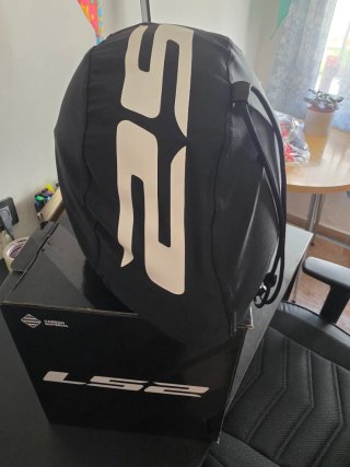 Casco LS2 Dragon Carbon Talla M – fibra de carbono