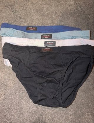 Lote 4 Calzoncillos Slip Talla L