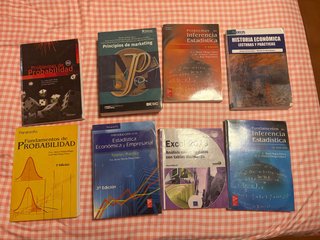 Libros de economía y estadística