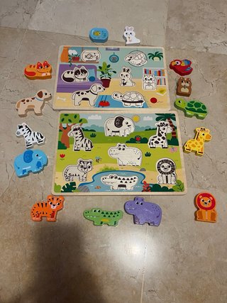 Lote juegos educativos 1-3 años Goula y Djeco