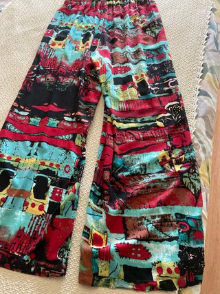 Pantalón largo estampado verano