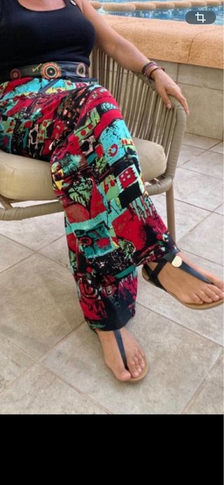 Pantalón largo estampado verano