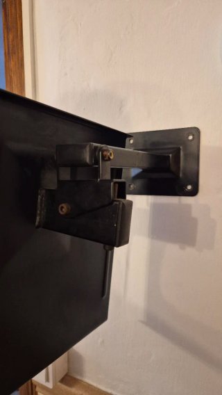 Soporte TV Inclinable Pared/Techo Negro