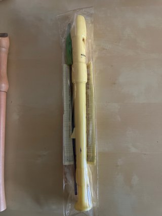 Flauta dulce Hohner de madera y de plástico