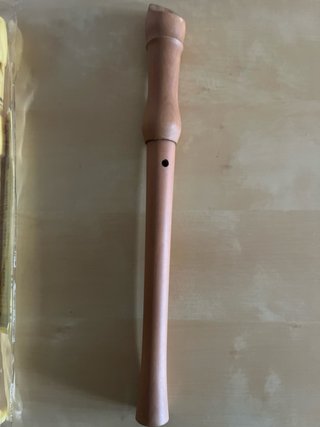 Flauta dulce Hohner de madera y de plástico