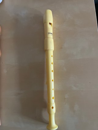 Flauta dulce Hohner de madera y de plástico