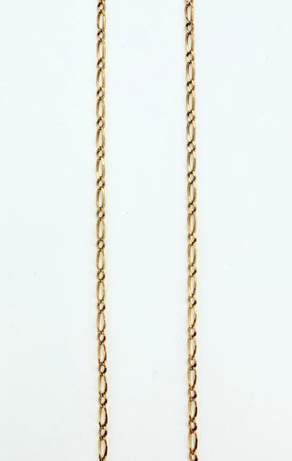 Cadena bilbao de oro de 18k, 5.64 g, 67 cm.