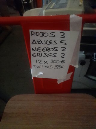 Taburetes Altos Tipo Tolix (Rojo, Azul, Negro, Gri