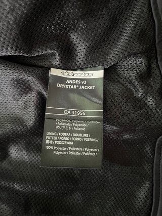 Chaqueta Alpinestars Andes v3 Drystar talla M