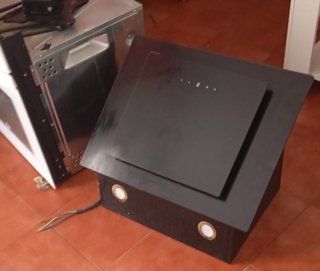 Campana Extractora Cocina Negra