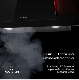 Campana Extractora Cocina Negra inclinada