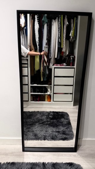 Espejo Ikea Nissedal 65x150 Negro NUEVO