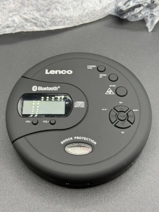 Reproductor CD Portátil Lenco CD-300BK Bluetooth