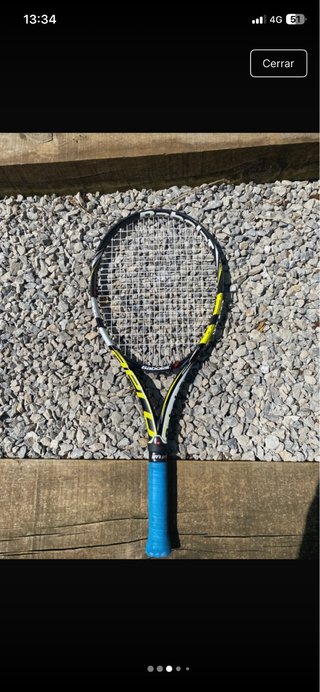 Raqueta Babolat con funda talla 26 jr