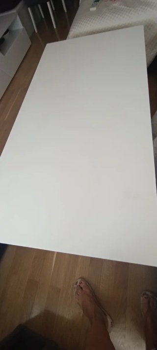 Mesa de centro blanca moderna