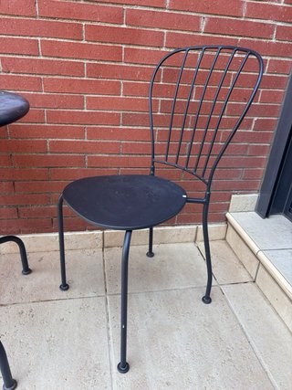 Mesa y Silla Exterior Acero IKEA