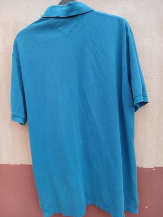 Polo Tommy Hilfiger Talla L Azul Claro