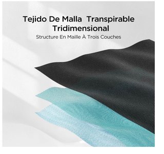 Silla ergonómica HBADA P3 con reposapiés