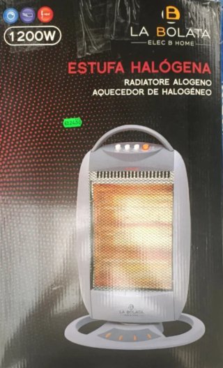 Estufa Halógena La Bolata 1200W