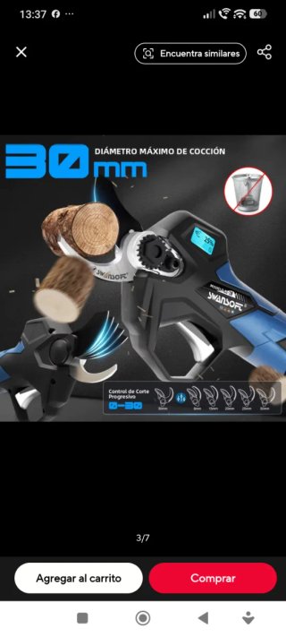 Tijeras Eléctricas profesional SWANSOFT PRO-30