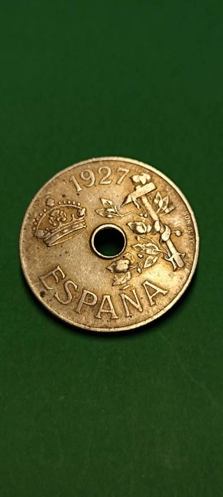 25 Céntimos 1927.