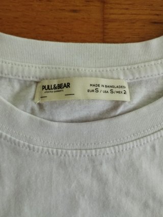 Camiseta Blanca Mariposa Flores