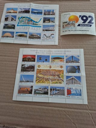 Lote Sellos España EXPO 92 Sevilla