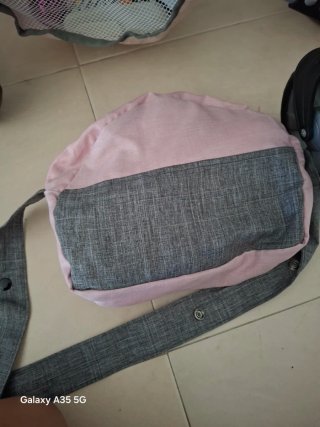 Cochecito de muñecas rosa
