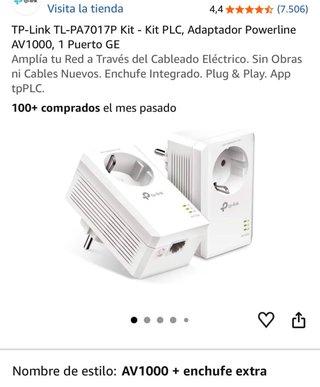 TP-Link Adaptador Powerline AV1000