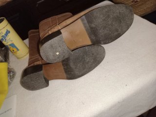 Botas altas de piel