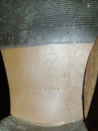 Botas altas de piel