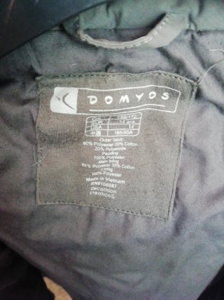 Cazadora Domyos verde militar Talla M