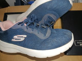 Zapatillas Skechers Mujer Azul Talla 38