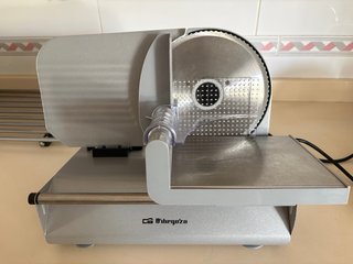 Cortafiambres Orbegozo Acero Inox como nuevo