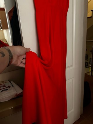 Vestido largo Coosy coral