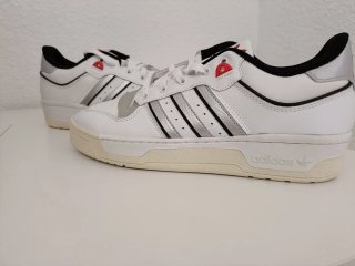 Adidas Rivalry Low 86' Blancas y Plateadas